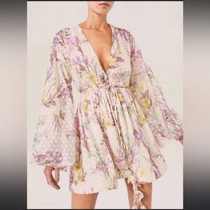 ALEXIS Behati Floral Mini Dress